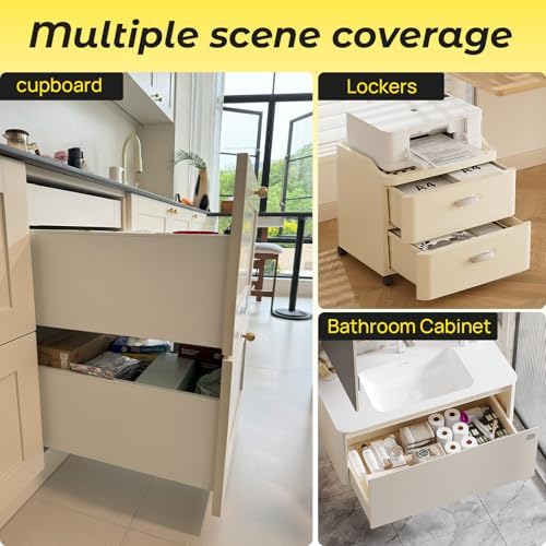 24” undermount drawer slides soft close 100 lbs, view 9