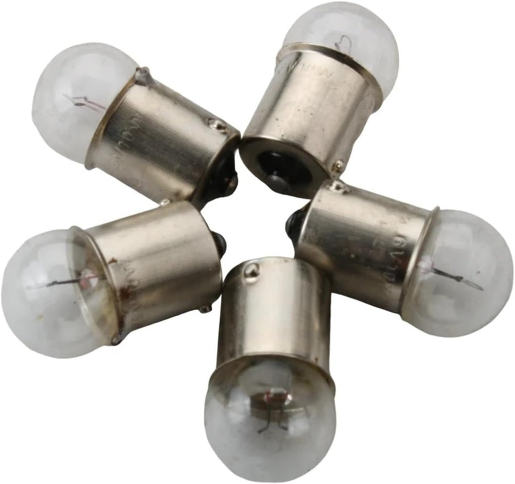 5pc 6V 10W Bulb BA15S G18 White For Motorcycle Scooter Motocross Karting 50cc 125cc 200cc 246510655