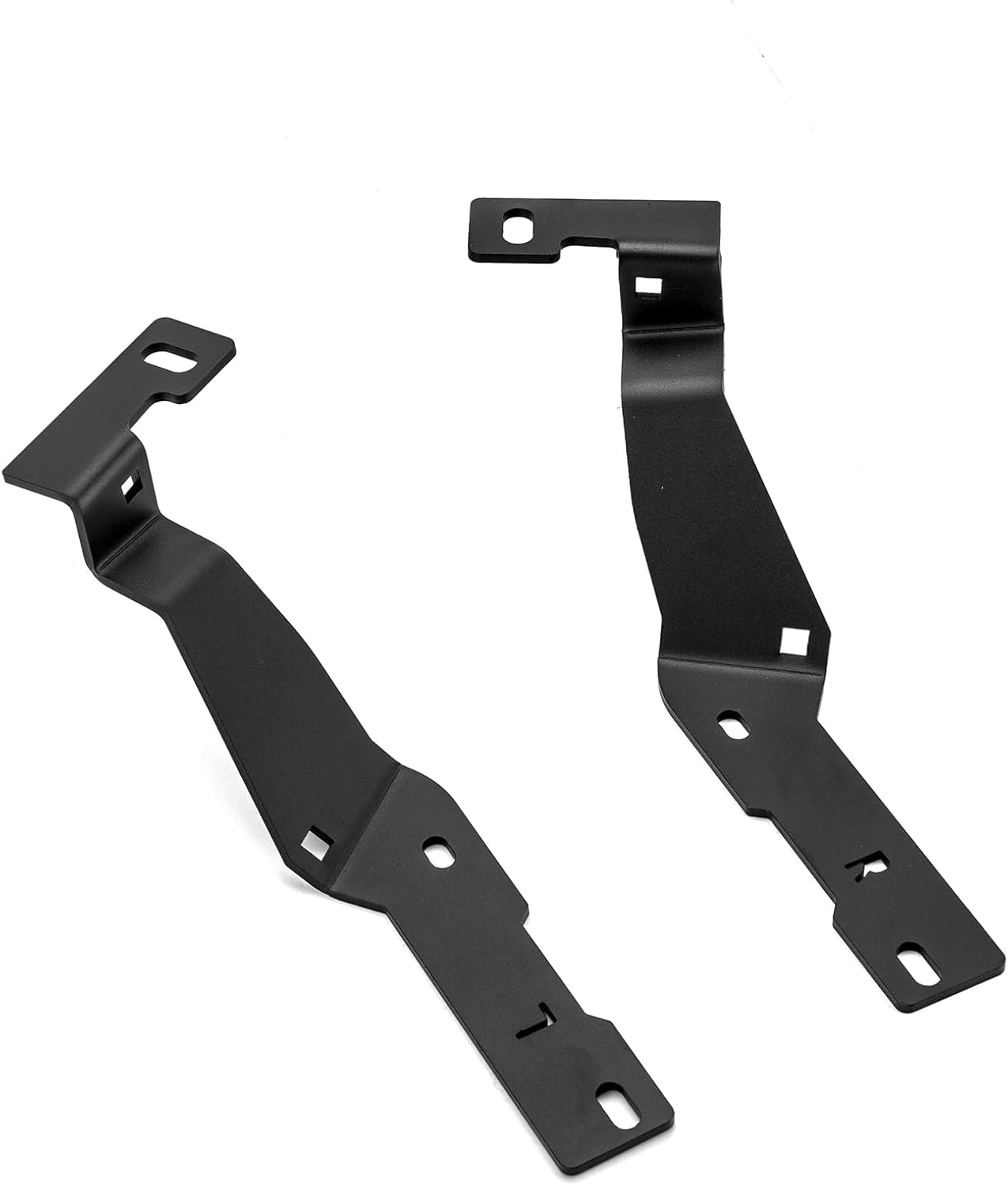 WeiSen Hood Hinge Ditch Light Brackets Fit for Ram 2500 3500 2019-2026 | No Drill,Heavy Duty Steel,Rustproof,Rigid,Sturdy,Hood Mount Light Brackets,Hood Light Mount,Pod Light Mounts