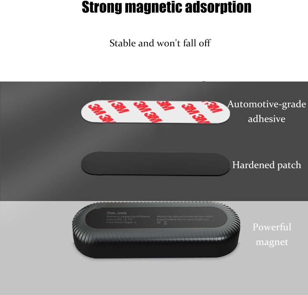 Car Trunk Light for Jeep Wrangler 2025 Magnetic Rechargeable Lights USB Rechargeable Reading Light Touch Switch Ambient Light