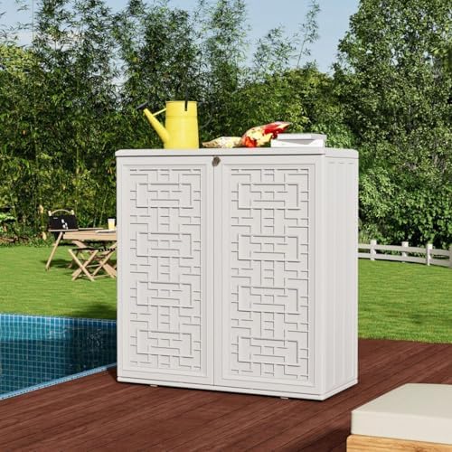 zzm hdpe outdoor storage shed, outdoor plastic storage showing dimensions