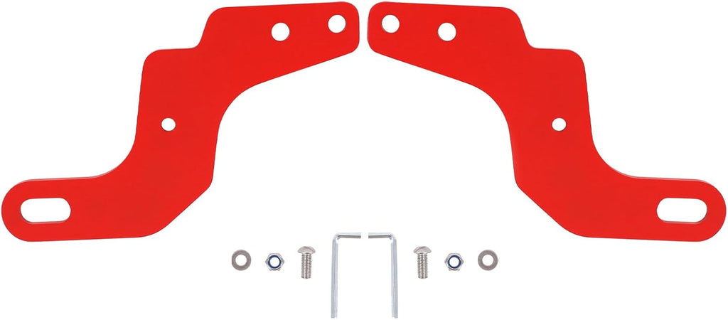 Aunginsy 2PCS Rear Tow Hitch Receiver Hook Compatible with Toyota Tundra 2026 2025 2024 2023 2022, Red Rear Bumper Trailer Ring Towing Tow Hook Recovery Point Screw Trailer Hitch Exterior Accessories