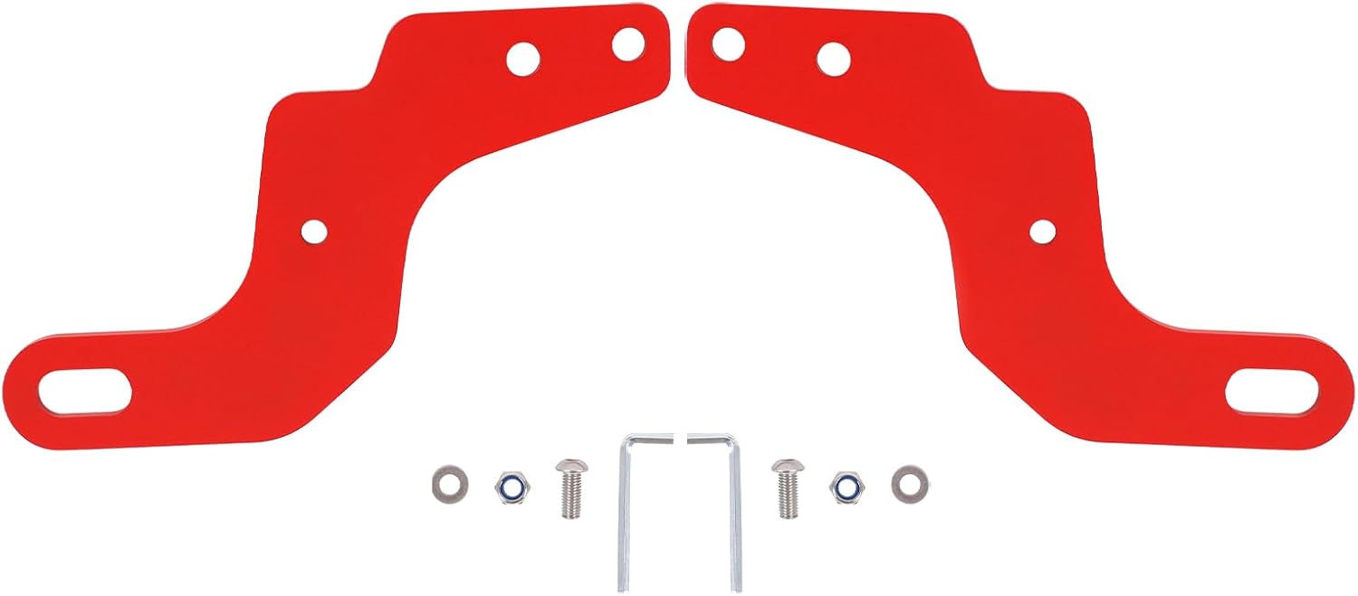 Aunginsy 2PCS Rear Tow Hitch Receiver Hook Compatible with Toyota Tundra 2026 2025 2024 2023 2022, Red Rear Bumper Trailer Ring Towing Tow Hook Recovery Point Screw Trailer Hitch Exterior Accessories