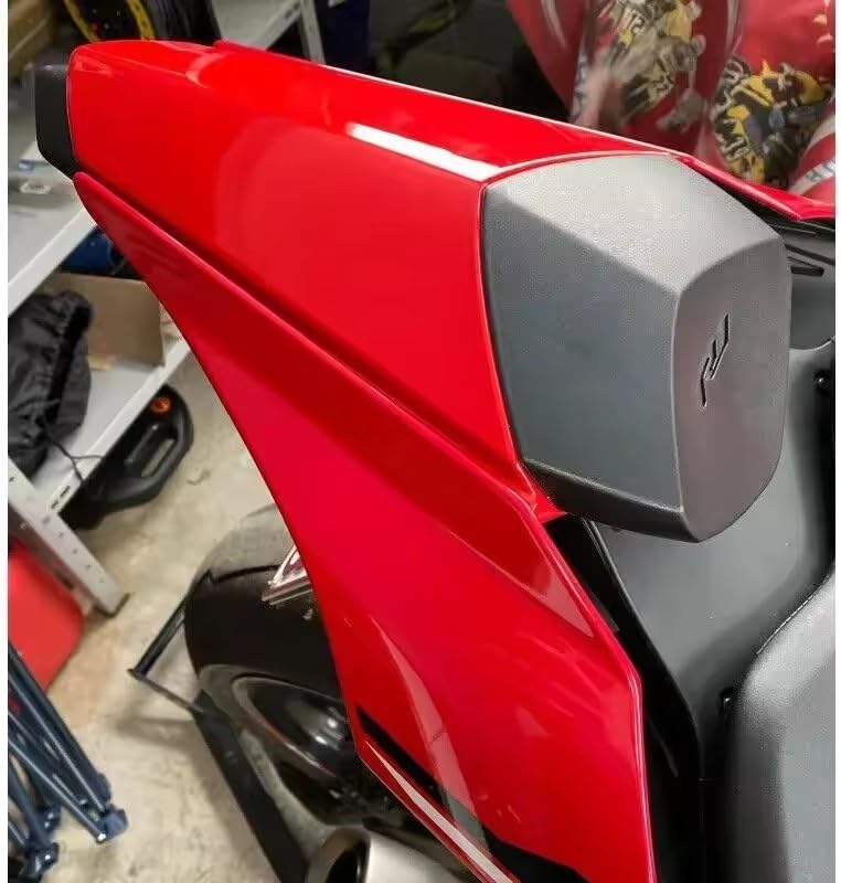 for Yamaha YZF R7 YZF-R7 2022 2023 2024 2025 2026 Motorcycle Rear Passenger Pillion Seat Cowl Fairing Tail Cover (red)