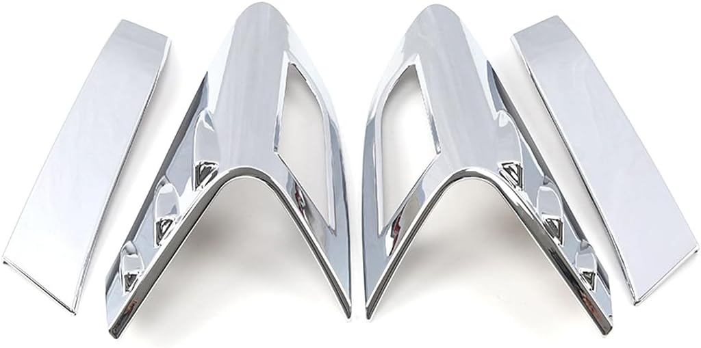 Car Accessories Tail Light Lamp Cover Frame Decor Trim (Chrome) Fit for Toyota C-HR CHR 2018 2019 2020 2021 2022 2023 ABS 4 PCS