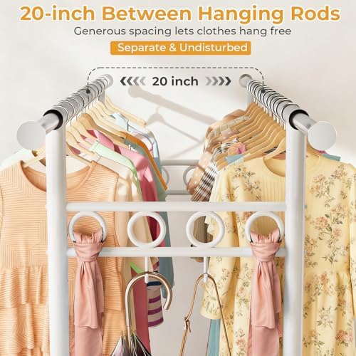 heavy duty clothes rack load 1060lbs, four rods, close-up detail