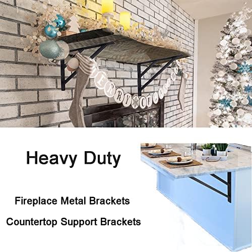 heavy duty shelf bracket countertop support brackets 16"x12", package contents