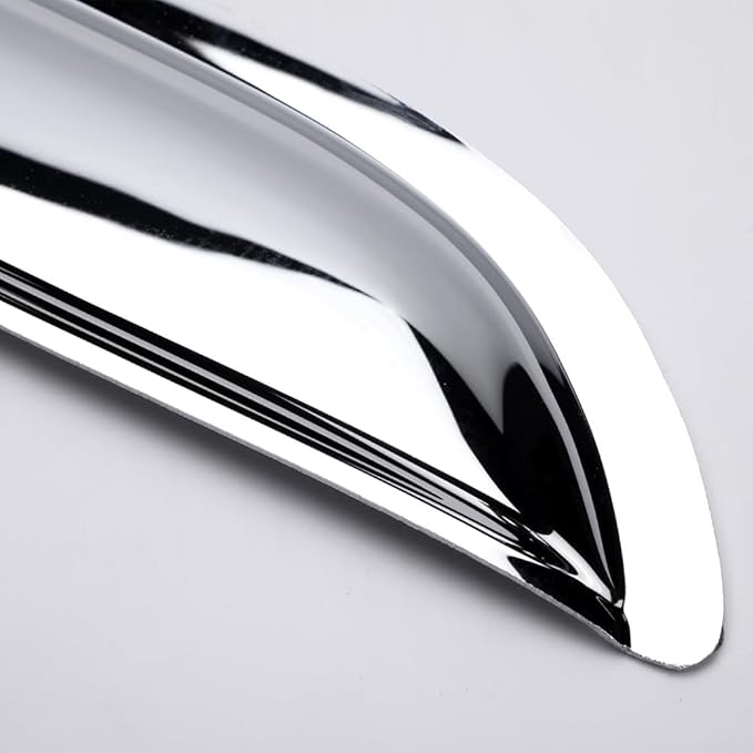 Chrome Side Window Visors Wind Vent Deflector - Image 7