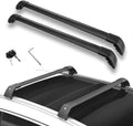 Roof Rack Cross Bars Fit for Chery JAECOO 7 J7 2024-2026, Lockable Aluminum Roof Rails Cargo Carrier, 150 LBS Per Bar Load Capacity, Anti-Corrosion No Drilling Rooftop Luggage Mount, 2 Pack Black(SYB)