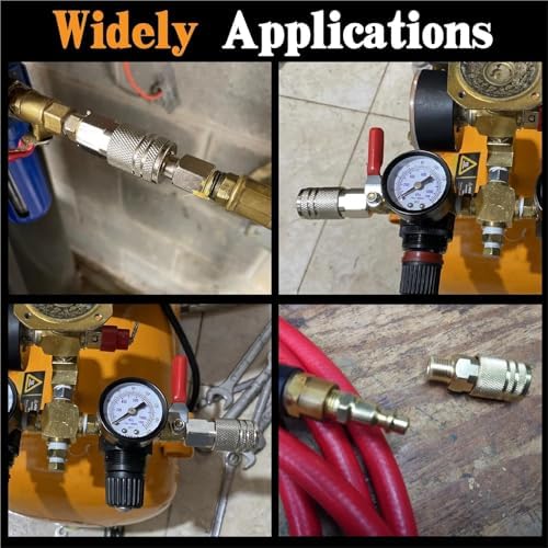 1/4" npt air compressor coupler & plug kit, view 9