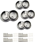 qcaa heavy duty solid metal closet rod socket, main product view