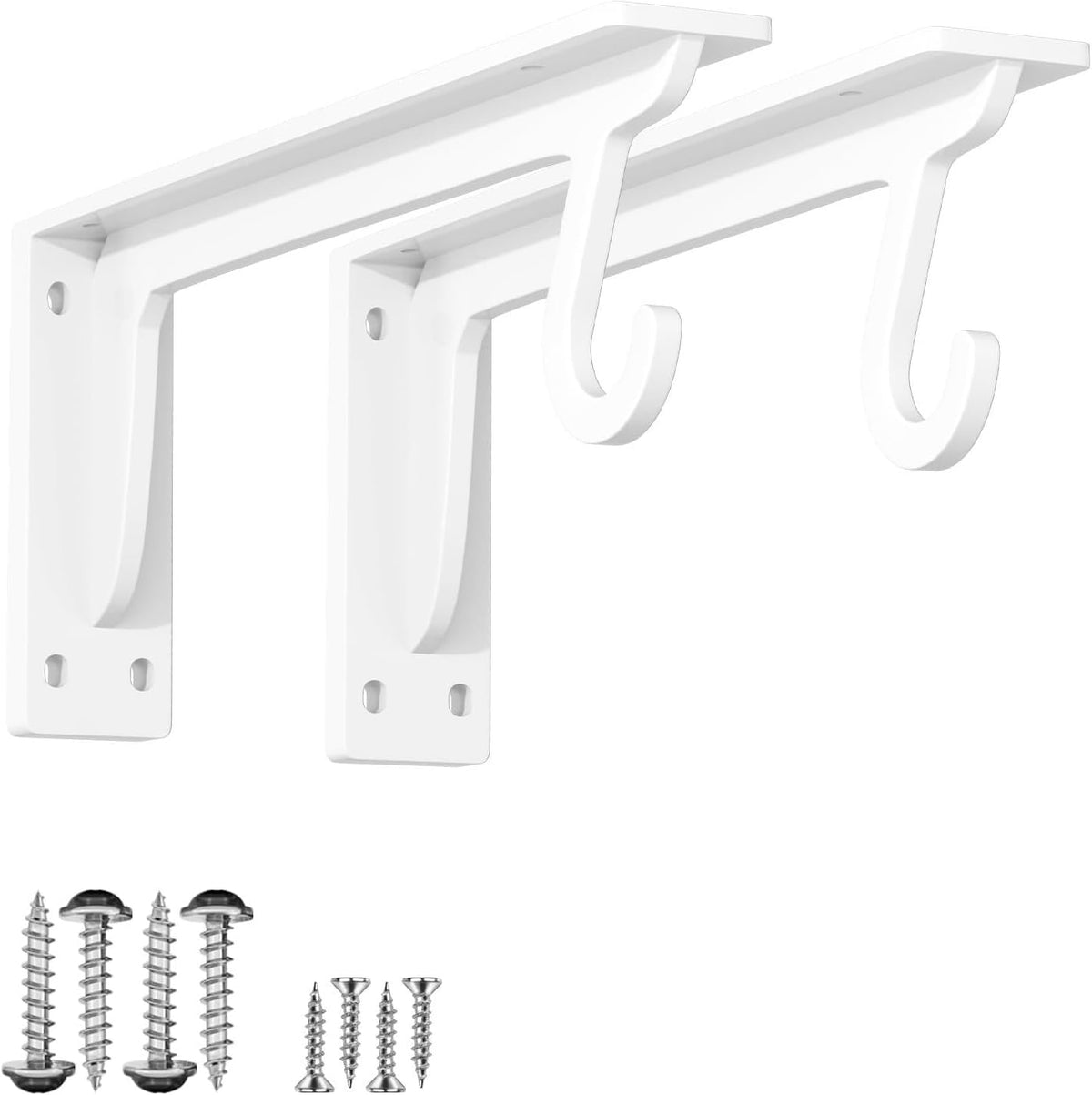13.5x5.6 in heavy duty closet rod support bracket, main product view
