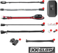 XKGLOW chrome App Control Motorcycle Professional LED Accent Light Kit - 14 Pods / 12 Strips