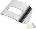 Chrome Taillight Cover Motorcycle Rear Tail Light Visor Cover Fit for Harley Softail Sportster Dyna Touring Road King Electra Street Glide 1973-2023