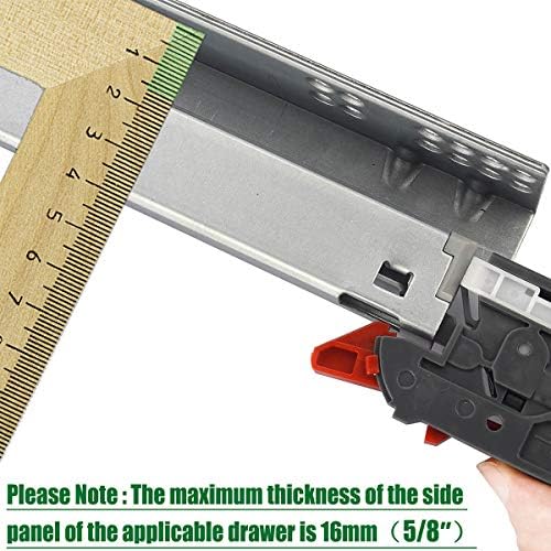 ocg soft close undermount drawer slides 21 inch, package contents