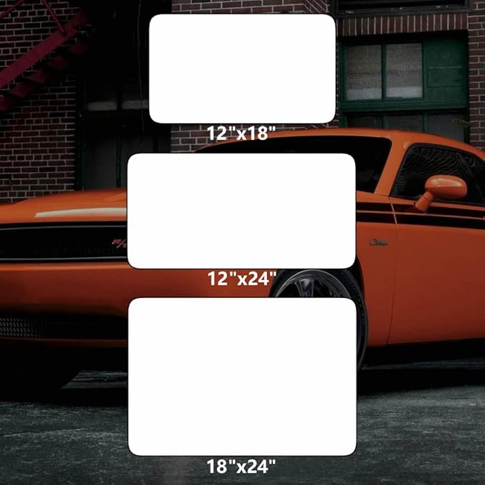2 Pack Blank Car Door Magnet Sticker, Rounded Corners Magnetic Vehicle Sign - Image 7