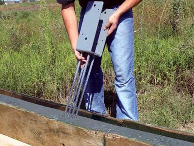 swp63 | sturdi-wall plus wet set bracket 3-ply, side view