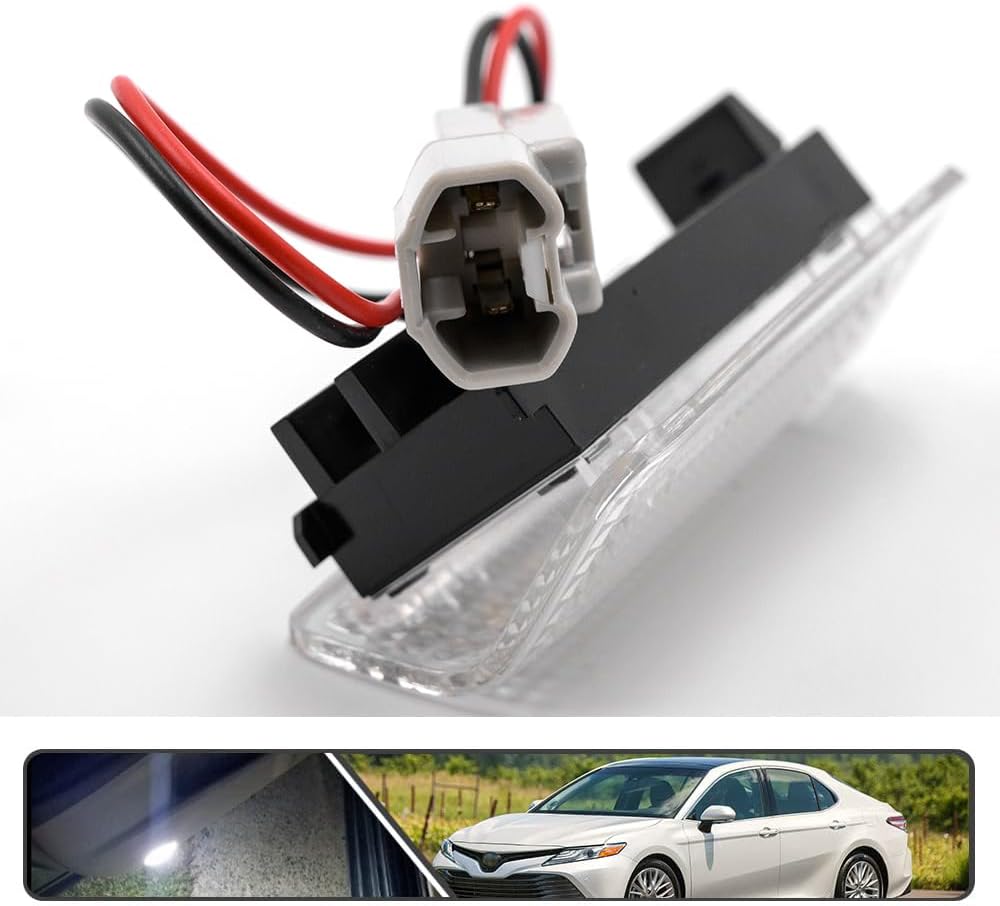 2Pcs LED Courtesy Door Light for Toyota 4Runner Camry Prius Tundra Sienna Avalon Lexus IS ES GS LS RX GX LX Powered by High Power SMD Xenon White LED Error Free
