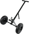 fouwick 600LBS Trailer Mover, 1-7/8” Hitch Ball & 12” Pneumatic Tires, Matt Black Powder Coated Steel Trailer Dolly (JT-TC003) Black Wheel, fit for Utility Trailer, Boat Trailer