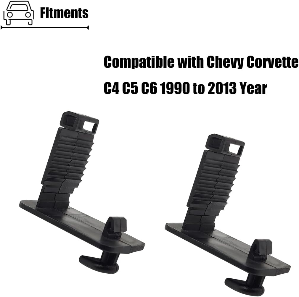 2PCS Floor Carpet Hooks Compatible with Chevy Corvette | Compatible with Chevy Corvette C4 C5 C6 1990 to 2013 Year, Floor Mat Clips for 10275204