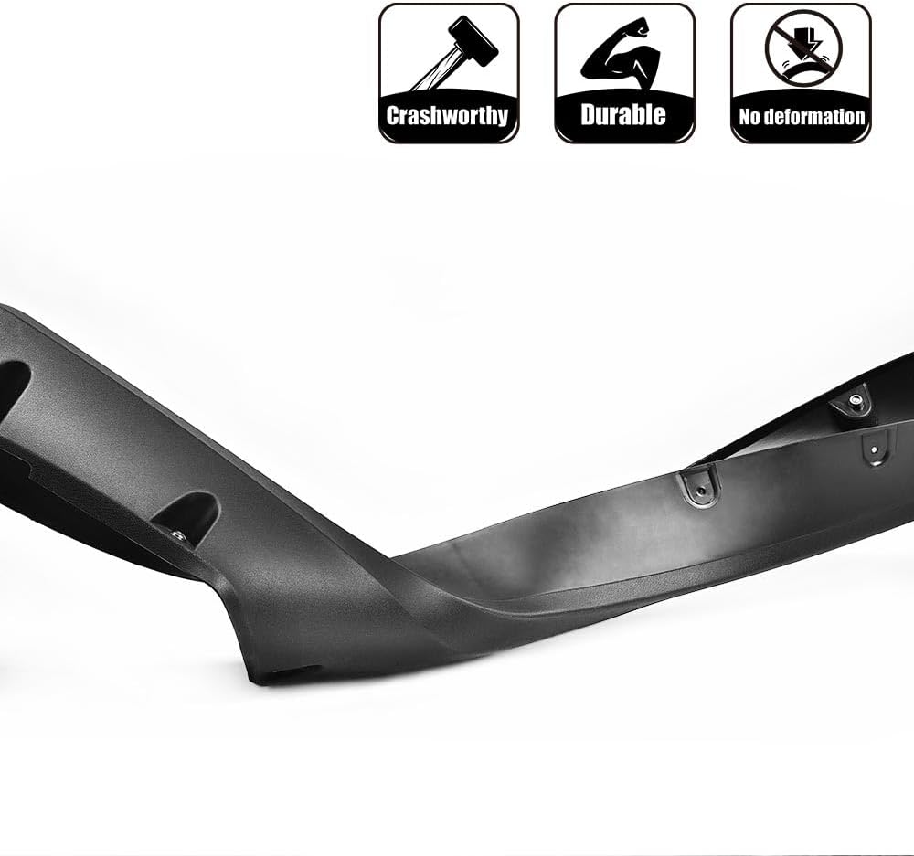 Fender Flares Compatible with Nissan Titan 2004-2015 Front and Rear Side Pocket Style Smooth Black 4Pcs