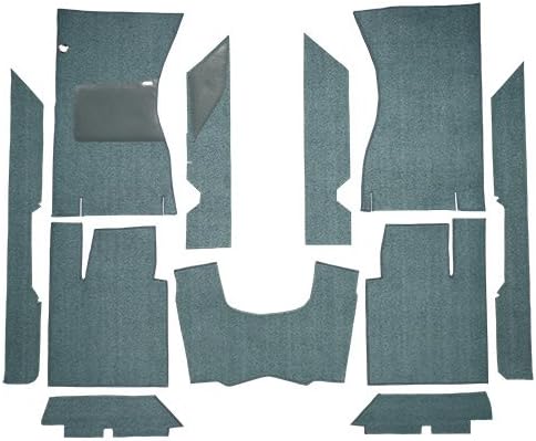 Auto Custom Carpets Replacement Auto Carpet Floor Liner - Cut and Sewn Loop - fits 1961-1963 Ford Thunderbird Hardtop Convertible (Black)