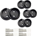 qcaa heavy duty solid metal closet rod socket, main product view