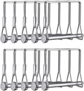Sunnyway 10 Pcs 1/4 Inch Wire Lock Pin 4 Inch Long Trailer Coupler Pin PTO Pin Heavy Duty Trailer Hitch Locking Pin Safety Shaft Lock Pin for Farm Trailers Tractor Wagons Lawn Garden