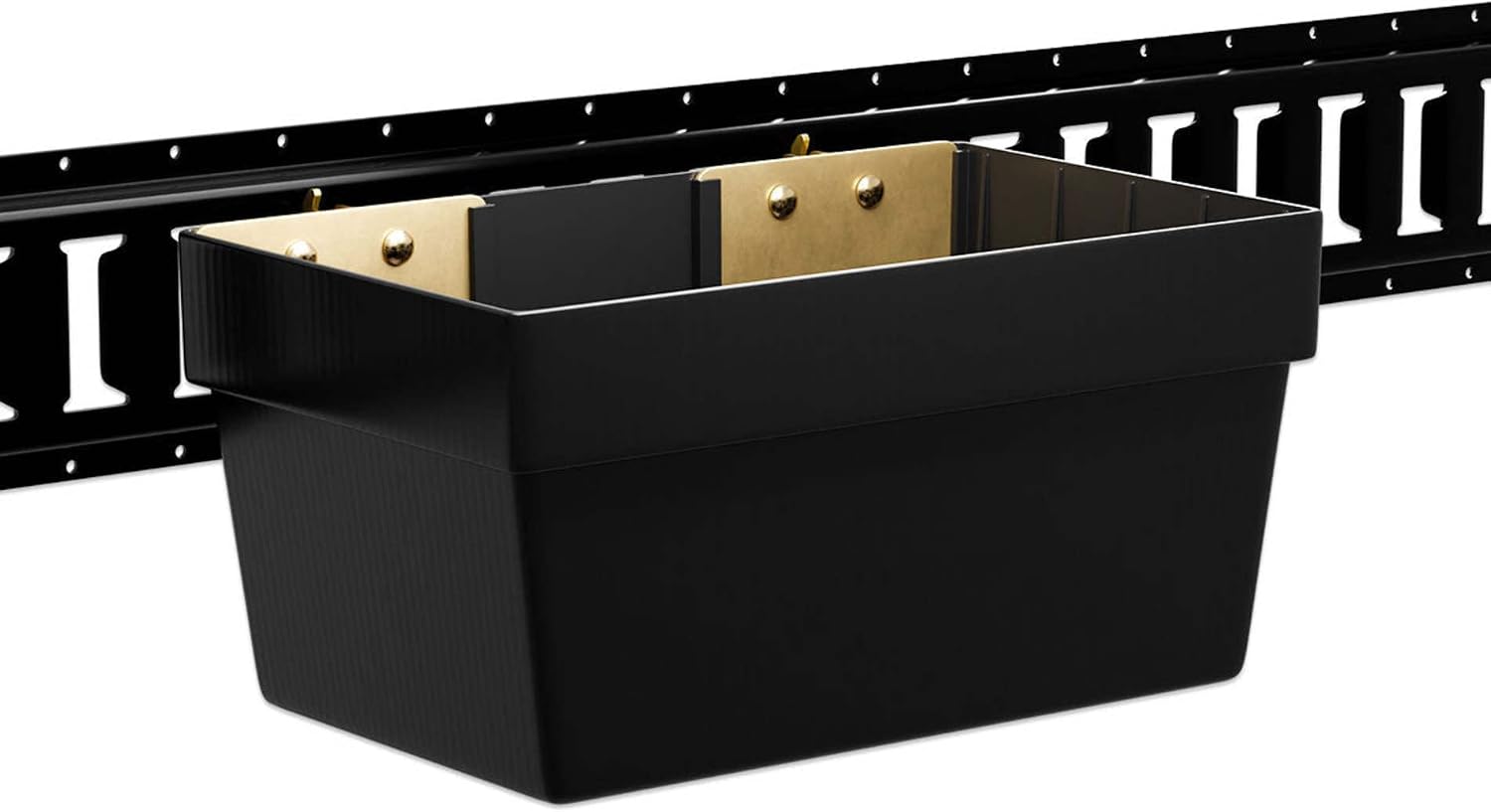 DC Cargo Mall Large E Track Storage Bin – Heavy-Duty E Track Basket Organizer – Compact E Track Accessories for Enclosed Trailers