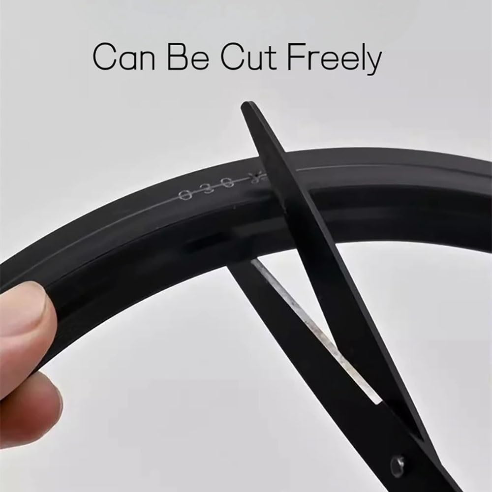 Black Silicone Tube for LED Neon Light - Flexible Recessed Diffuser Channel, 1/2/3/4/5M Lengths,1pcs