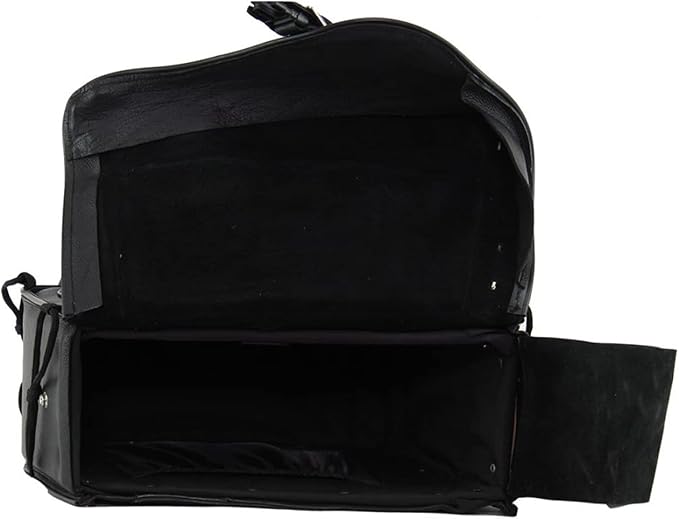 GARGOYLE BELLS Genuine Leather Motorcycle Saddle Bags Motorcycle Luggage Bag - Image 8