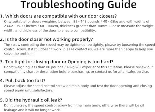 ougourim door closers commercial heavy duty automatic door showing dimensions