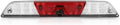 ALLGOOD LED Third 3rd Brake Light w/Camera | Compatible with Ford F250 F350 Super Duty 2017-2022 Clear & Red Lens Chrome Housing