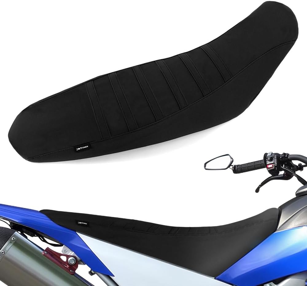 xitomer Fit for WR250X WR250R Non-Slip Seat Cover for WR250 X/R 2008-2020 - PVC Leather Grip Cover with Enhanced Comfort (Black)