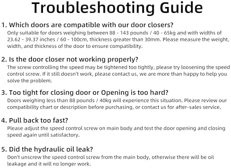 ougourim door closers commercial heavy duty automatic door showing dimensions