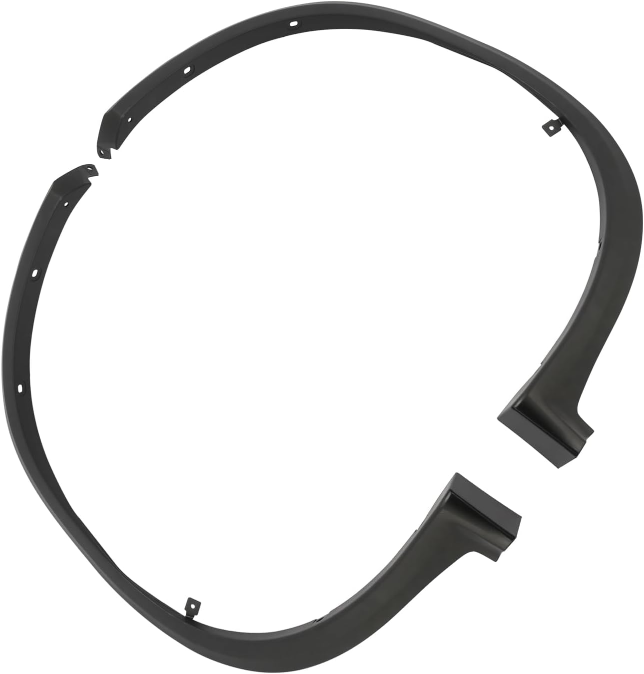 Front Fender Flare Molding Trim for Infiniti QX50 2019 2020 Left Driver Side and Right Passenger Side Front Fender Flare Molding Arch Trim Replacement Black 638615NA0A 638605NA0A