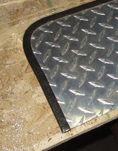 Flexible PVC Plastic Edge Trim - 1/16 Edge, 3/8 Leg Length Protector for Sharp & Rough Surfaces - Double Gripping - 25 Feet Length (7.65 M) - Fits Home, Boats, Car, Machinery