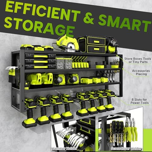 large power tool organizer wall mount,4 layers 8, package contents