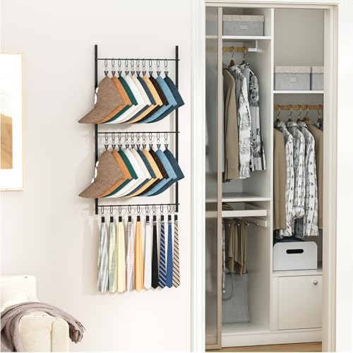 hapirm over door hat rack - 3 tier, main product view