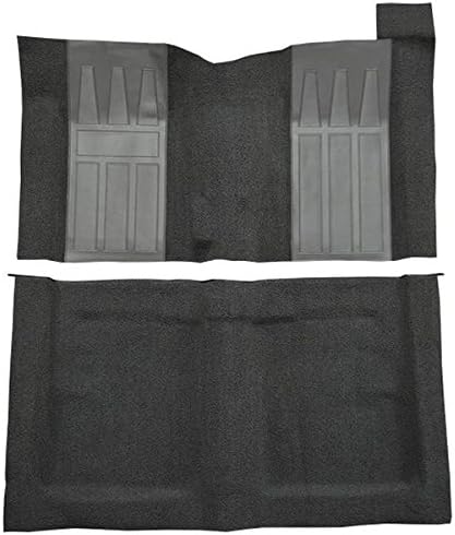 ACC Automotive Carpet Compatible with 1969 to 1970 Ford Ranchero GT, 4 Speed, with 2 Heel Pad Inserts (840-Navy Plush Cut Pile)
