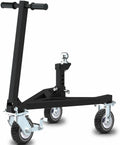 Trailer Dolly with 2 Inch Ball, Trailer Mover Heavy Duty, Jet Ski Dolly 20000 LBS Road Rating, Adjustable Tongue Height for Moving Trailers, Campers, Jet Skis, RVs, Boats (Black)