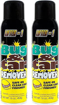 Bug and Tar Remover for Cars, Trucks, RVs, and SUVs, Fresh Citrus Spray for Stuck On Grime, Clean Auto Detailing Accessory, Streak Free Shine, Safe on Exterior Paint – Pack of 2
