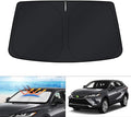 KUST Car Windshield Sun Shade for 2021-2024 Toyota Venza Accessories Sunshade by KUST