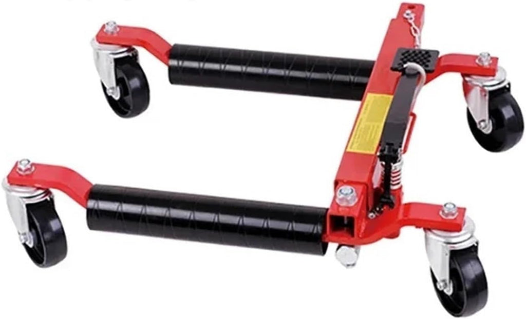 Car Moving Dolly Tow 12" Go Jacks Aluminum Mover Roller | Red