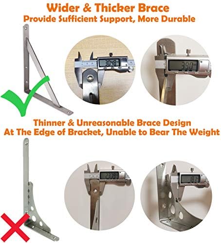 clt shelf bracket 16” x 12" max load: shown in use