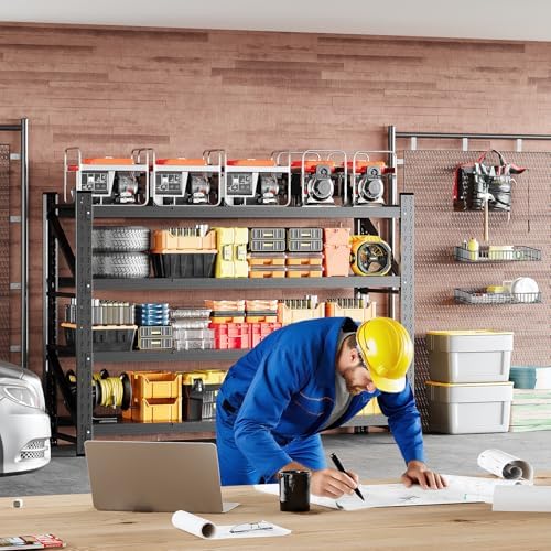 miiiko 60" w storage shelves,5000lbs metal garage storage, main product view