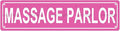 MASSAGE PARLOR Space Metal Tin Street Sign Bar Cafe Garage Cave Home Room Wall by Unknown