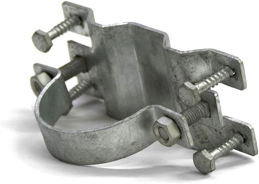 ozco wap-oz galvanized steel-to-wood fence bracket for 2x4 showing dimensions