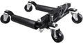 Car Moving Dolly Tow 12" go Jacks Aluminum Mover Roller | Black 4pcs