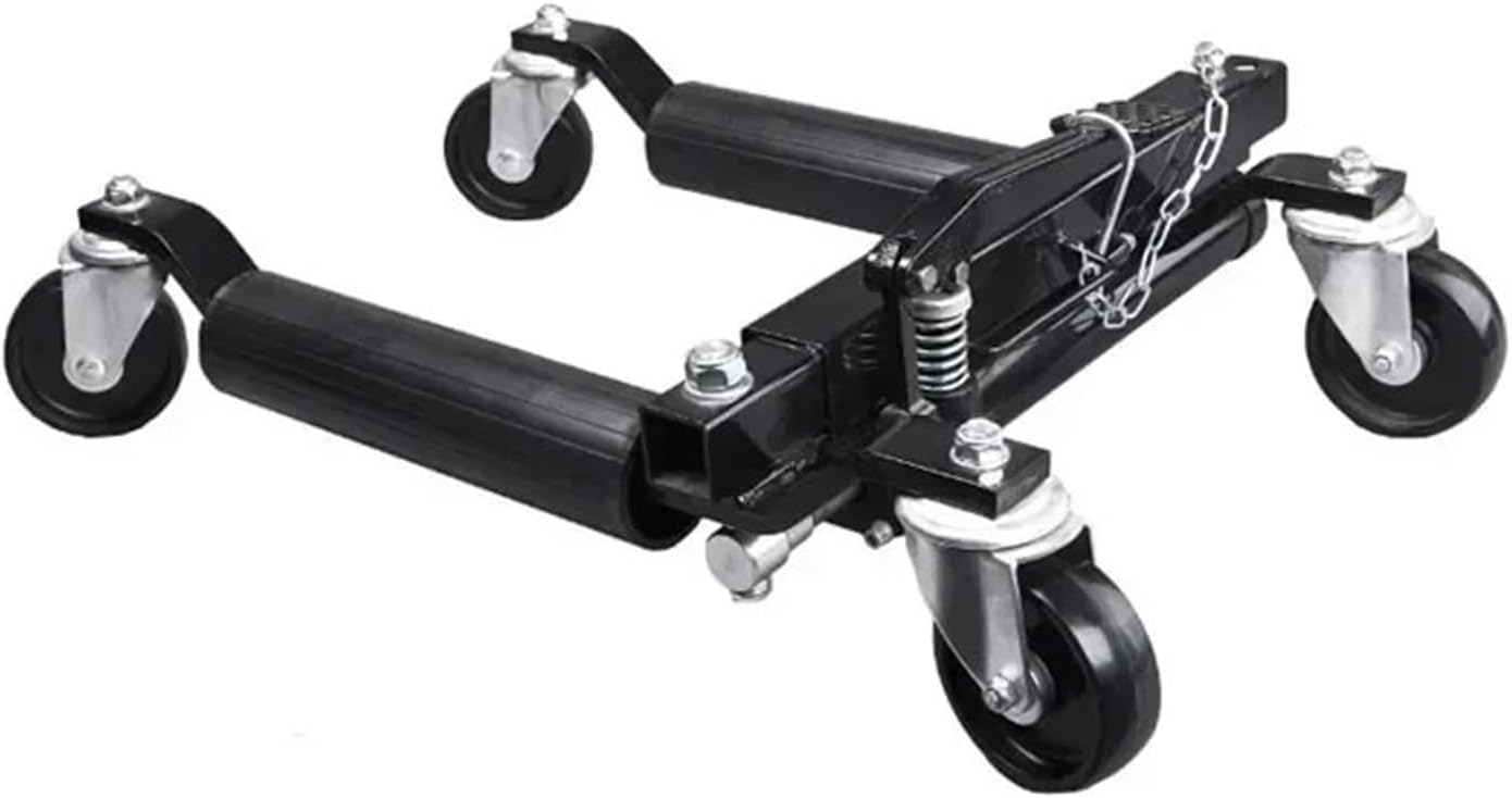 Car Moving Dolly Car Dolly Tow 12" go Jacks Aluminum Mover Roller Car Mover,Black 4pcs